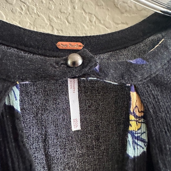 💙5/$25💙Free People Electric Orchid Boho Swing Top XS - Picture 6 of 6